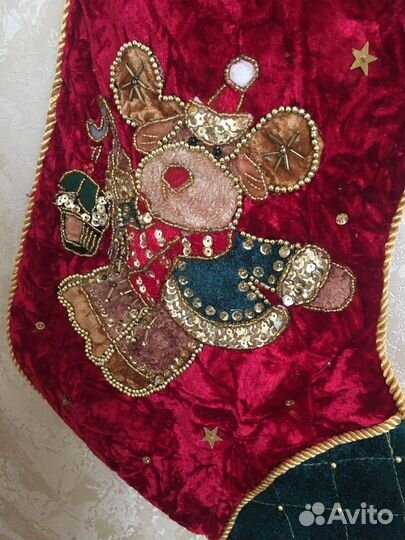 Новогодний носок для подарков