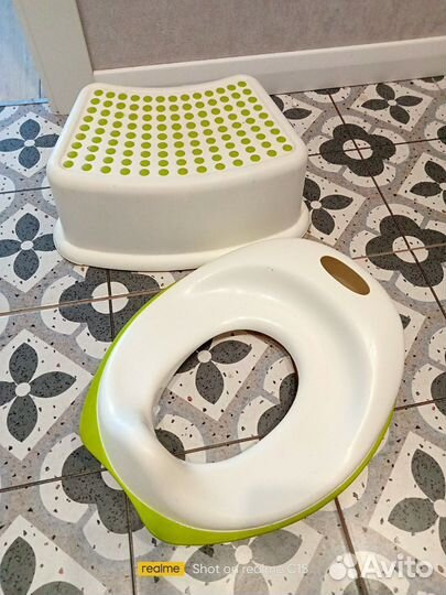 Сидушка на унитаз со ступенькой