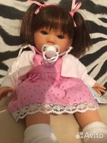 Кукла Испания новая зовёт папу и маму соска