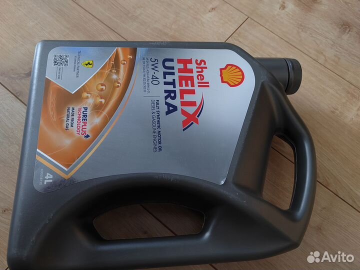 Масло shell helix ultra 5w40