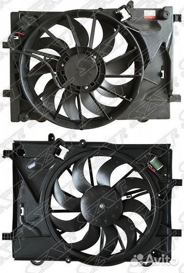 Диффузор радиатора панель Авео Т300 Aveo T300