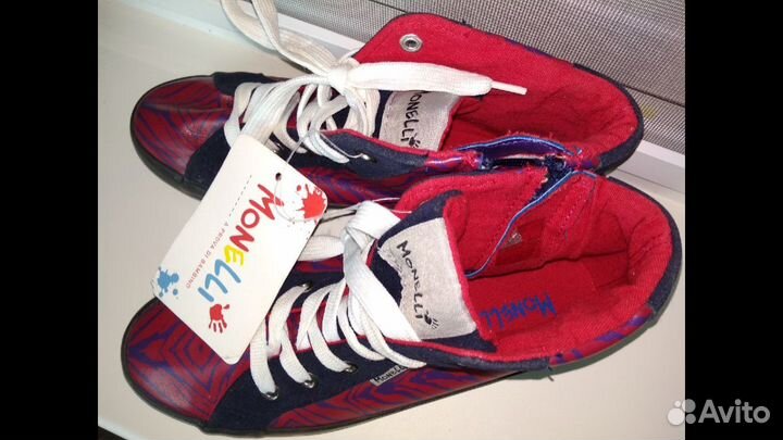 Кеды ботинки Monelli новые