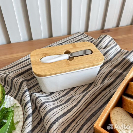 Масленка керамическая в стиле Zara Home