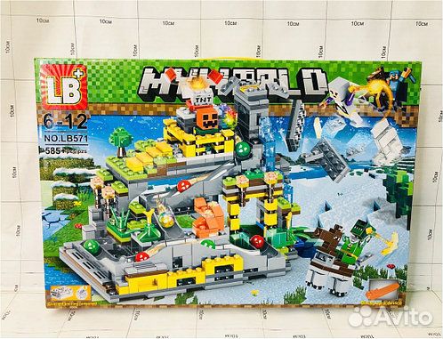 Конструктор LB571 Майнкрафт 585 дет. Зимние забавы