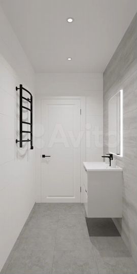 2-к. квартира, 56,3 м², 4/9 эт.