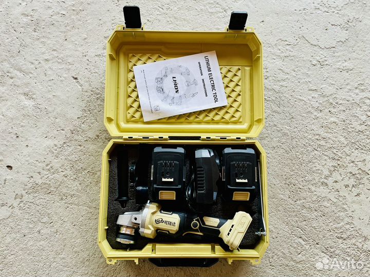 Аккумуляторная ушм болгарка 8 Ач