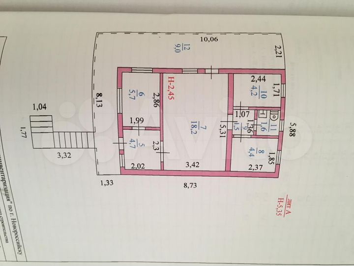 Дом 49,3 м² на участке 7 сот.