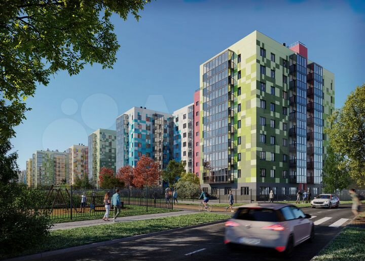 2-к. квартира, 79,4 м², 4/9 эт.