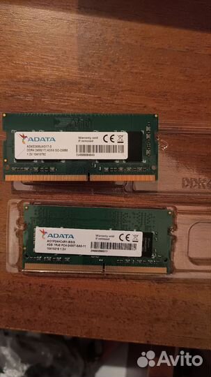 Оперативная память для ноутбука ddr4 4gb sodimm