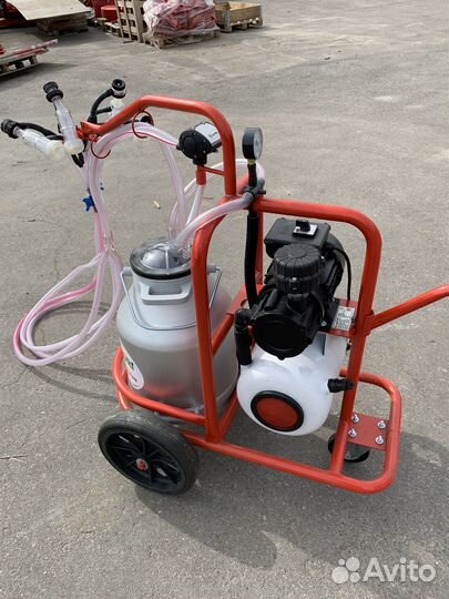 Доильный аппарат для коз, овец, кобыл 20л Tурция