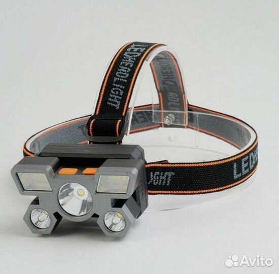 Фонарик налобный аккумуляторный