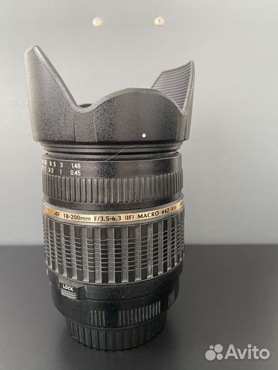 Tamron AF 18-200 mm f/3.5-6.3 (IF) Macro 62