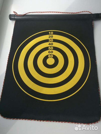 Дартс двухсторонний в тубе, новый
