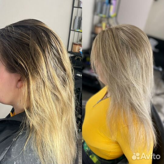 Окрашивание волос airtouch balayage