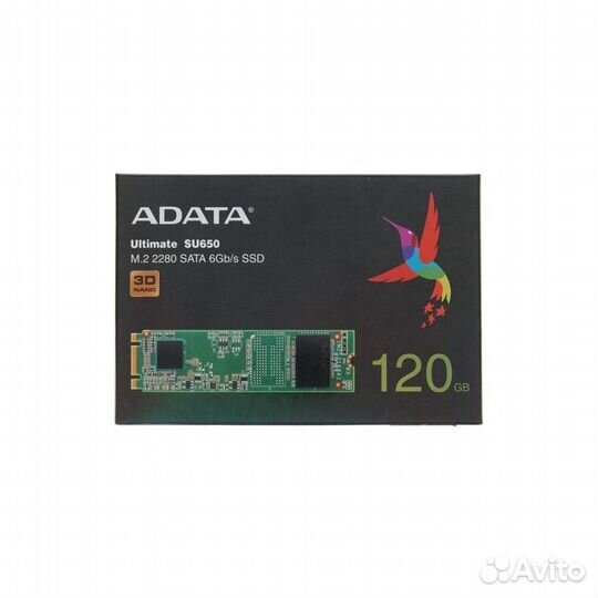 SSD A-Data Ultimate SU650, 120гб, M.2 2280