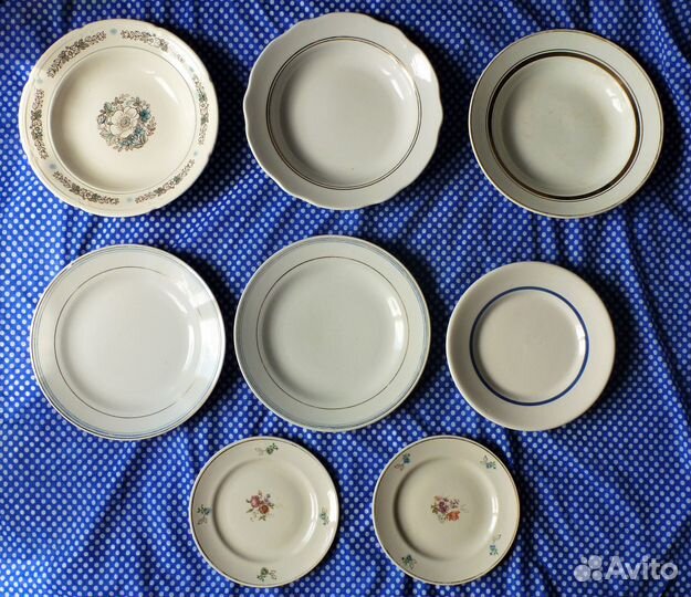 Подборка винтажных тарелок СССР старая Корея