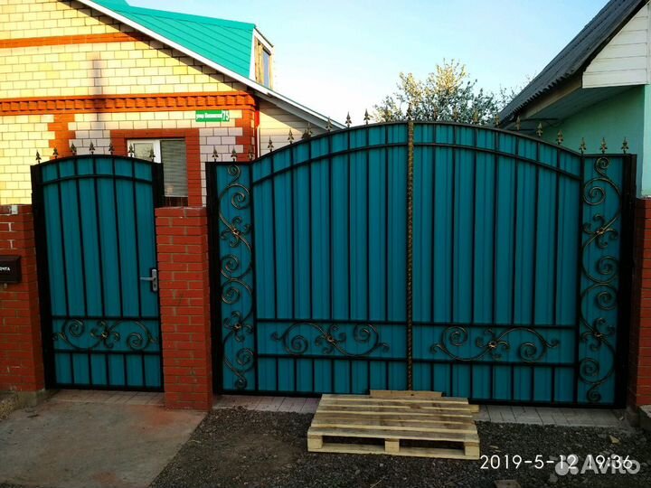 Ворота кованые