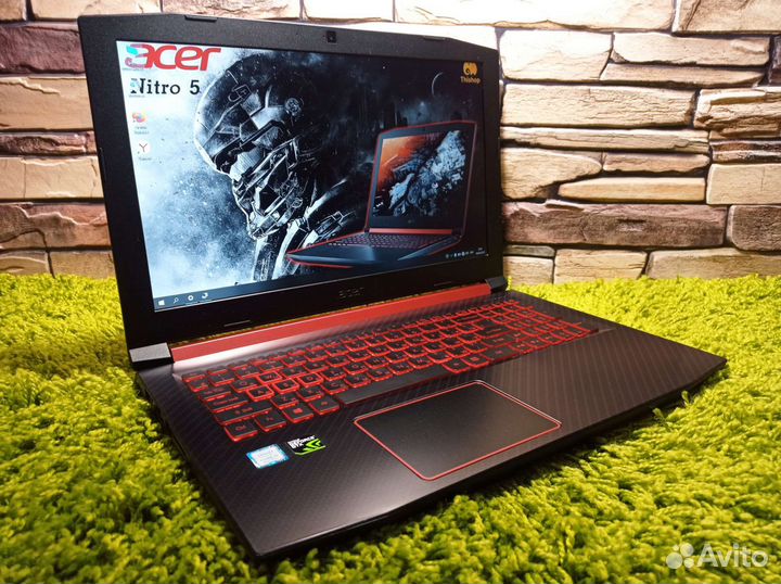 Acer Nitro 5 Core i5-8300H 12Gb NVMe GTX 1050 Ti