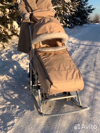Коляска санки