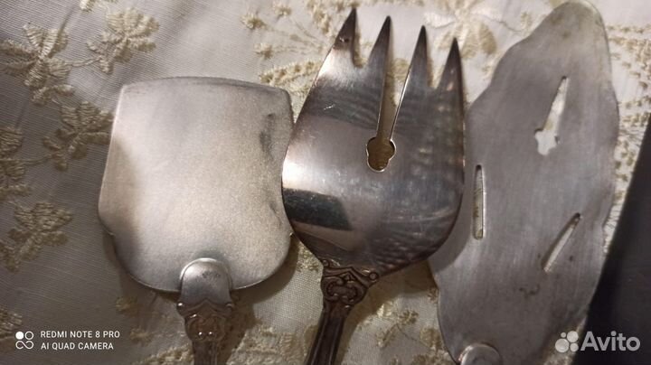 Набор 15 шт Роза Троянда мельхиор СССР