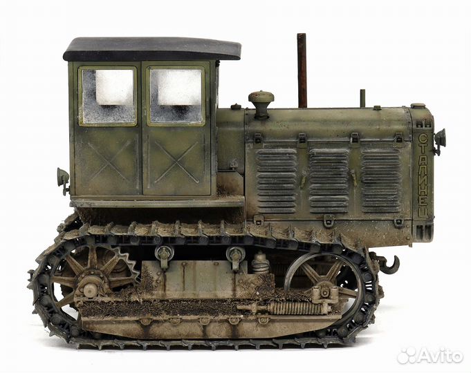 Маштабная модель трактора С-65 «сталинец»
