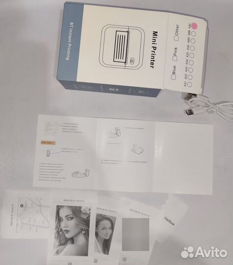 Минипринтер для фото,рисунки,текста,QR-коды и т.д