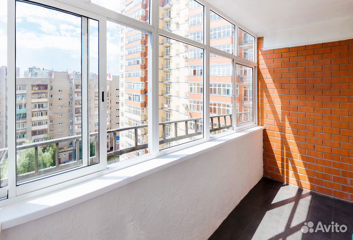 Отделка и остекление лоджий