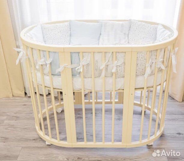 Кроватка Премиум 8 в 1(вместе с матрасами)