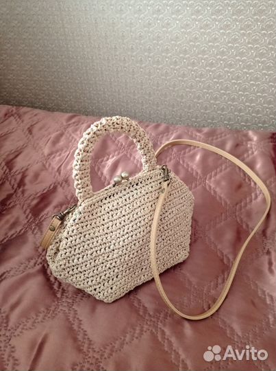 Сумочка с фермуаром из Eco Andaria Hamanaka