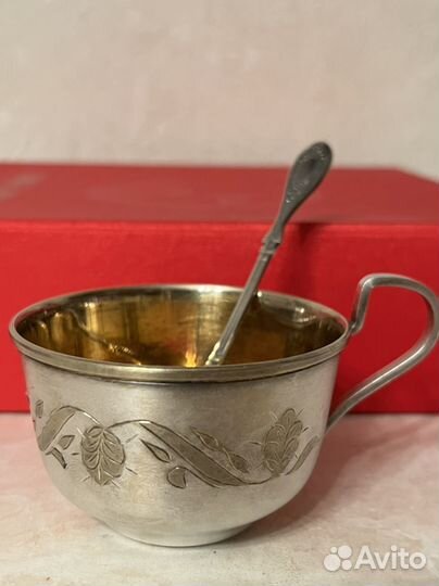 Кофейный набор из мельхиора