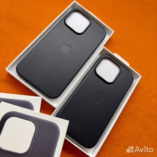 iPhone 14 Pro&Pro Max Leather Case Midnight (New)