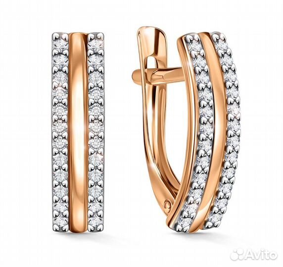 Золотые серьги