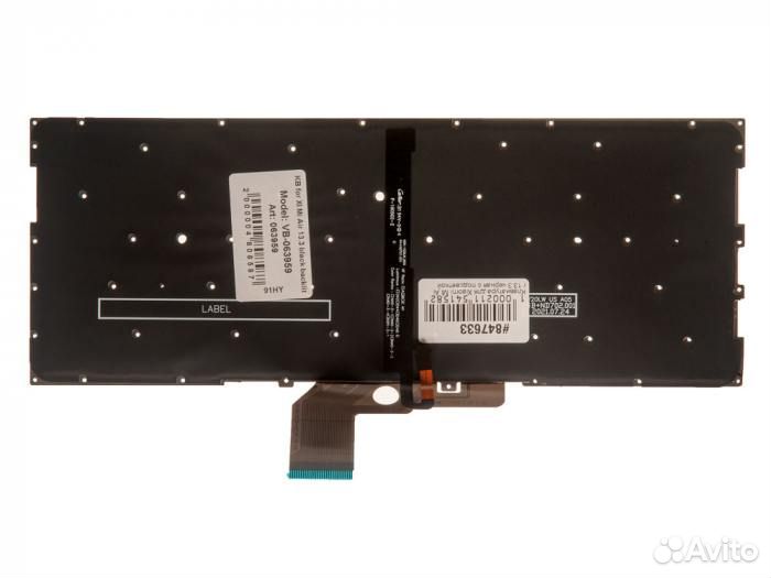 Клавиатура для ноутбука Xiaomi Mi Air 13.3 черная