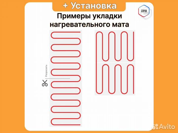 Теплый пол Russian Heat 3 кв.м