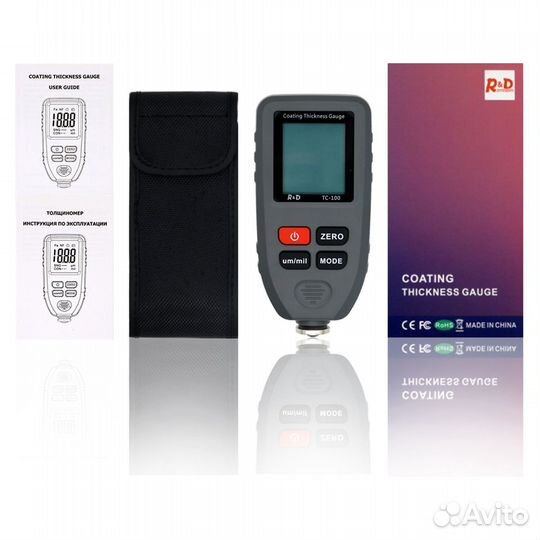Толщиномер R&D TC100, серый. Новый