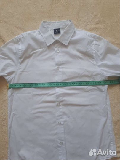 Набор школьных рубашек для мальчика 10-11 лет 4 шт