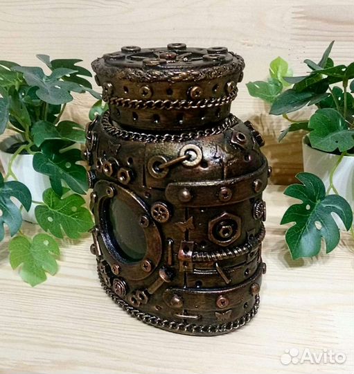 Банка для кофе. Стимпанк