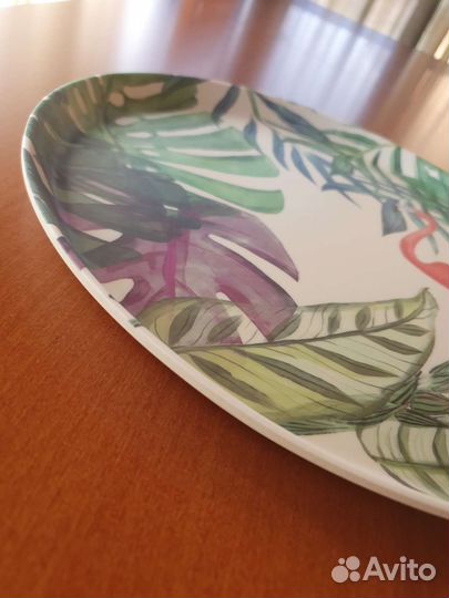 Подносы бамбук набор 2 шт