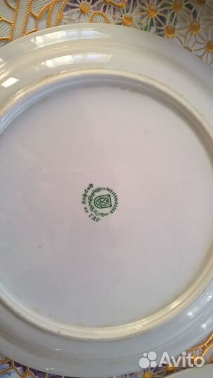 Фарфор из ГДР Набор детской посуды для кормления