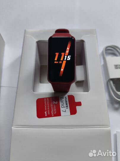 Huawei band 7(red/красный)