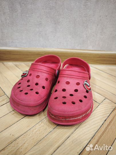 Детские красные сабо Kapika 31р