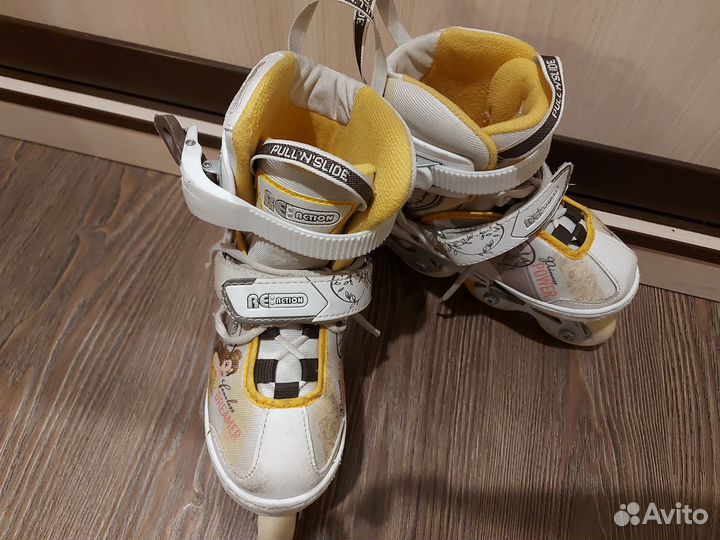 Ролики детские раздвижные re:action р. 26-31