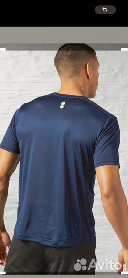 Футболка мужская reebok 2 XL(тёмносиняя)