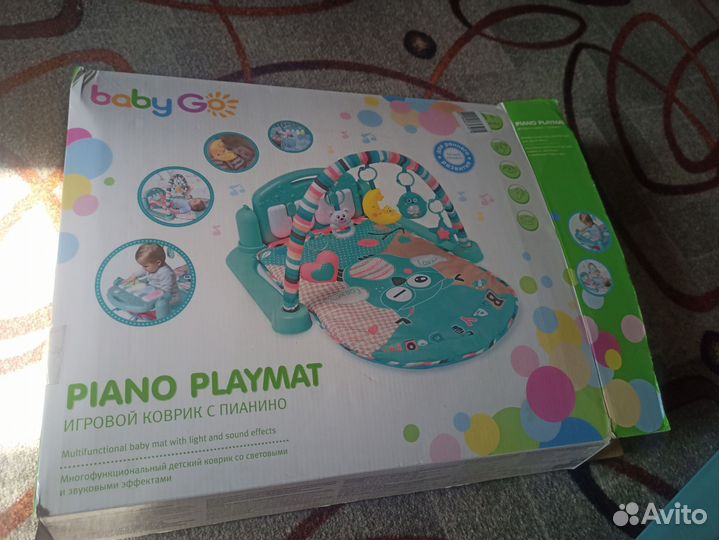 Игровой коврик с пианино