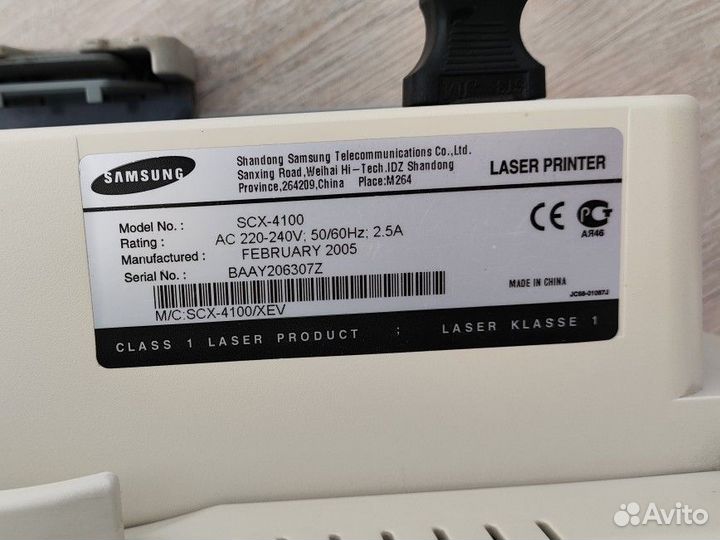 Принтер лазерный мфу samsung scx 4100