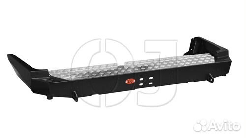 Бампер задний cиловой Тойота Ленд Крузер 80 OJ