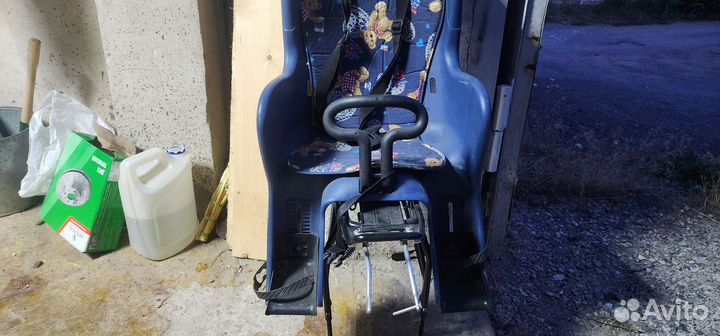 Детское велокресло заднее