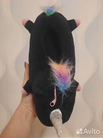 Тапочки-единорожки для девочки 29 стелька 18.5см