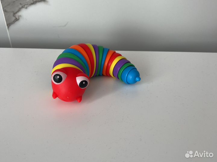 Игрушка антистресс гусеница/ слизняк