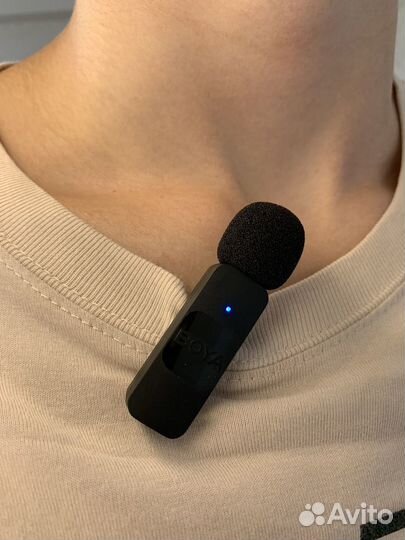 Беспроводная система микрофон Boya BY-V1 lightning